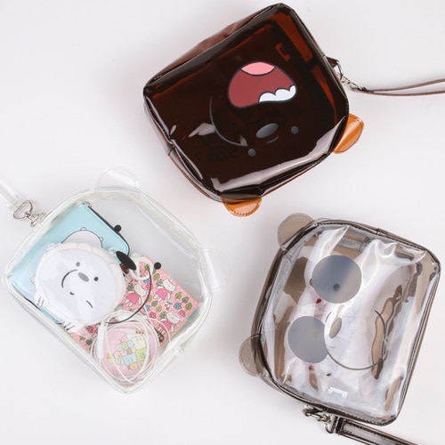 WE BARE BEARS CLEAR FACE POUCH